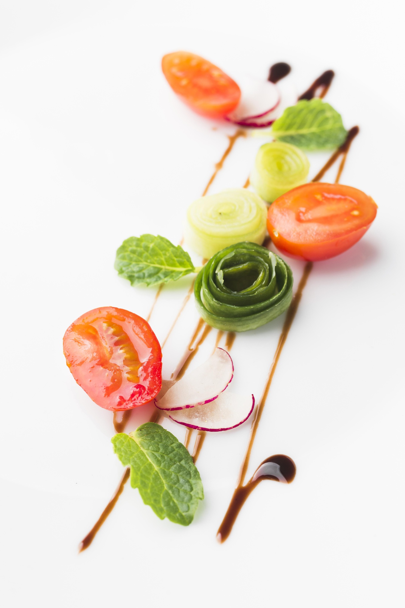 Lesson plating vegetables